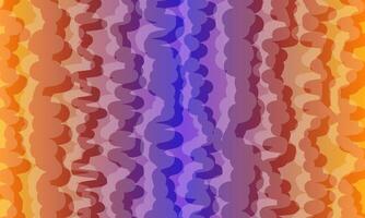 abstract colorful groovy hippie 70s backgrounds. Waves, swirl, twirl pattern with gradient color. Twisted and distorted texture in trendy retro psychedelic style. vector