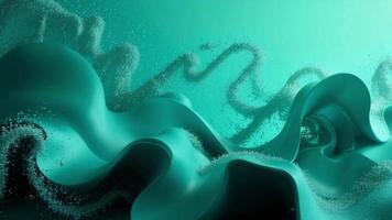 A minimalist abstract background with flowing waves. video