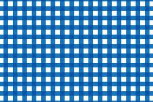 Classic Blue and White Gingham Checkered Pattern with Evenly Spaced Squares Creating a Timeless and Stylish Textile-Inspired Design vector
