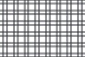 Minimalist Black, Gray, and White Plaid Pattern with Symmetrical and Evenly Spaced Lines Creating a Classic and Elegant Textile-Inspired Design vector