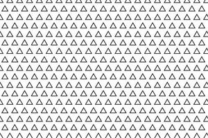 Black and White Geometric Triangle Pattern with Repetitive Minimalist Design vector