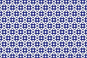 Blue repeated creative with circular effect shapes object pattern background banner design. vector