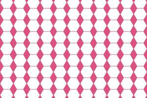 Geometric pattern with pink rhombuses and White hexagon shapes elements banner design. vector
