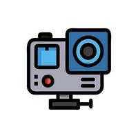 Dynamic Action Camera Design vector