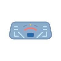 Car HUD Display Icon for Navigation vector