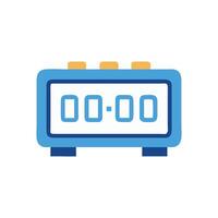 Digital Alarm Clock Icon for Timeliness vector