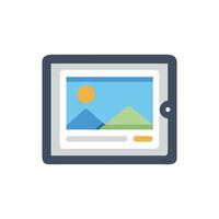 Digital Picture Frame Icon for Display vector