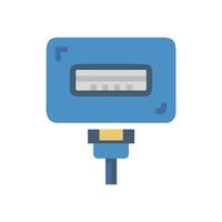 Stylish Display Adapter Design vector