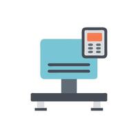 Electronic Scale Icon for Measurement vector