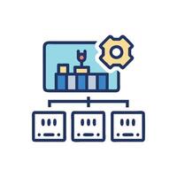 Factory Automation Control System Design vector