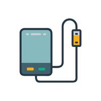 External Hard Drive Icon Design vector