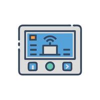 Smart Home Automation Panel Icon vector
