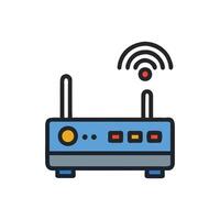 IoT Gateway Device Icon Design vector