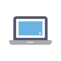 Portable Laptop Computer Icon vector