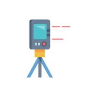 Laser Measurement Tool Precision Icon vector