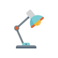 Energy Efficient LED Desk Lamp Icon vector