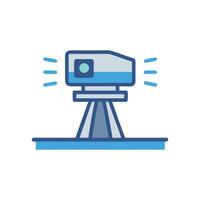 Lidar Scanner Icon Design vector