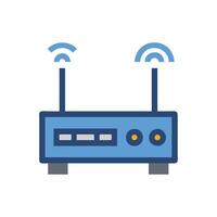 Modem Device for Internet Icon vector