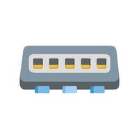 Multiport Adapter Device Icon vector