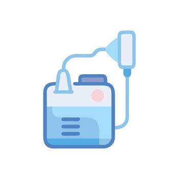 Nebulizer Machine Icon Design vector