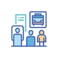 Passenger Information System Icon vector