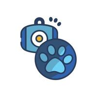 Pet Tracker GPS Device Icon vector