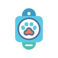 Pet Tracker Icon Design vector