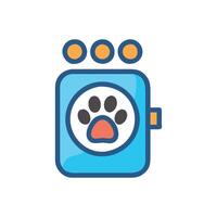 GPS Pet Tracker Icon vector