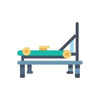 Pilates Reformer Icon Design vector