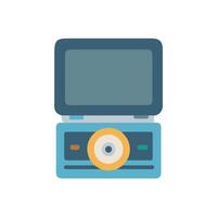 Portable DVD Player Icon Design vector