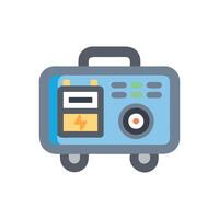 Portable Generator Device Icon vector