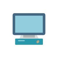 Portable Monitor Display Icon vector