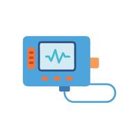 Pulse Oximeter Health Monitoring Icon vector