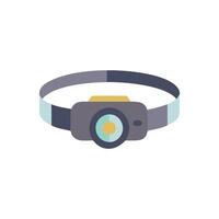 Rechargeable Headlamp Device Icon vector