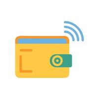 RFID Blocking Wallet Security Icon vector