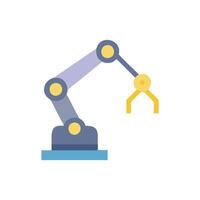 Automation Robotic Arm Icon vector