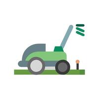 Lawn Mower Robot Icon vector