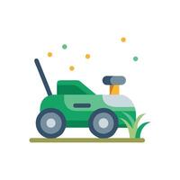 Robot Lawn Mower Device Icon vector