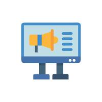 Advertising Display Smart Icon vector