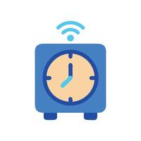 Smart Clock Time Management Icon vector