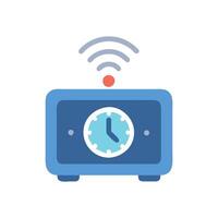 Smart Clock Display Icon vector