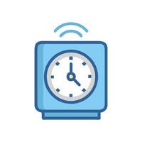 Smart Clock Device Icon vector