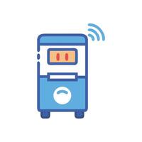 Smart Cooling Device Icon Design vector