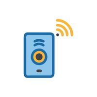 Doorbell Smart Security Icon vector
