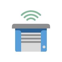 Garage Opener Smart Device Icon Design vector