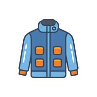 Heated Jacket Smart Icon vector