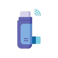 Smart Inhaler Device Icon Design vector
