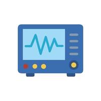 Oscilloscope Smart Measurement Icon vector