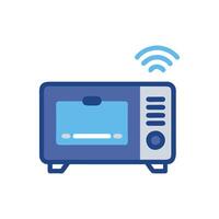 Smart Oven Device Icon Design vector