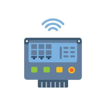 PLC Controller Smart Automation Icon vector